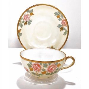 Nippon and Roses Cup and Saucer.